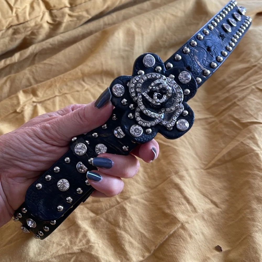 BLING! Nocona western belt-S
